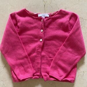 Jacadi girls pink cardigan size 18 months